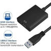 Adapter USB na HDMI, adapter USB 3.0/2.0 na HDMI 1080P Full HD (męski na żeński) [22200000256]